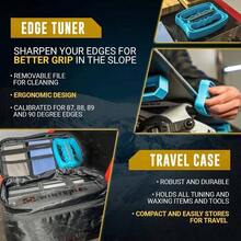 Snowboard And Ski Tuning Kit, With Iron, All - Temp Snowboard Wax, Angled Tuner File - Regular - View 4