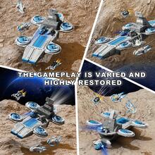 Space Toy Set - Includes Shuttle, Fighter Jet, Tank And Exploration Vehicles, Educational Learning Toys For Children Aged 3-12, Birthday Gift For Boys And Girls - Multicolor - View 6