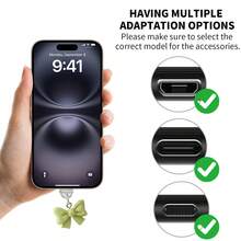 6 nút chặn bụi hình nơ đa năng dùng cho điện thoại thông minh Android & iOS - Bộ 6 chiếc, nhiều màu - Xem 2