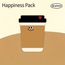 Giấy ghi chú hình thức ăn dễ thương, họa tiết hoạt hình vui nhộn, lý tưởng để nhắc nhở, ghi nhớ và ghi chú học tập. - A - Xem 5