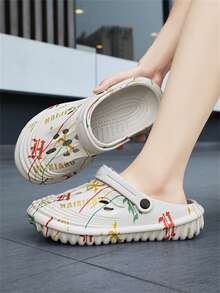 Men's New Summer Slippers Casual Sports Soft Bottom Beach Sandals - Grey - View 4