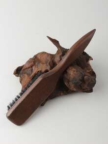 木柄鬃毛刷，适合居家旅行使用，可用于头发护理、胡须打理和化妆。 - 彩色 - 查看 7