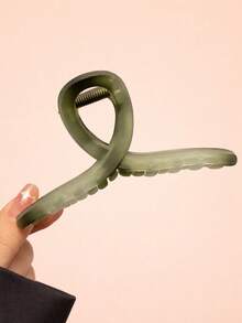 3pcs/1pc Women's 13cm/5.12in Ink Gradient Matte Fashion Back-Of-Head Hair Claw Clip Hair Accessory, Versatile, Elegant & Minimalist, Suitable For Daily, Casual, Party, Beach, Vacation, Hairstyle Design, Face/Hair Washing, Makeup, Clothing Accessory, Spring Hair Claw, Summer Hair Claw, Autumn Hair Accessory, Winter Hair Claw - Multicolor - View 10