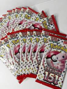 pokemon 151系列，360片装一盒，10片装一包，桌面对战游戏，收藏卡牌，节日派对礼物，圣诞礼物，送朋友的礼物，生日礼物，送同学的礼物 - 彩色 - 查看 7