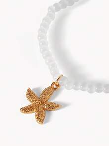 Opalesca 4pcs/Set Starfish Charm Beaded Bracelet - Multicolor - View 7