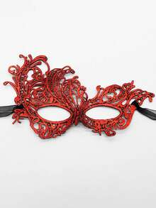 性感万圣节蕾丝渐变化妆舞会面具，适合化装舞会派对 - 查看 12