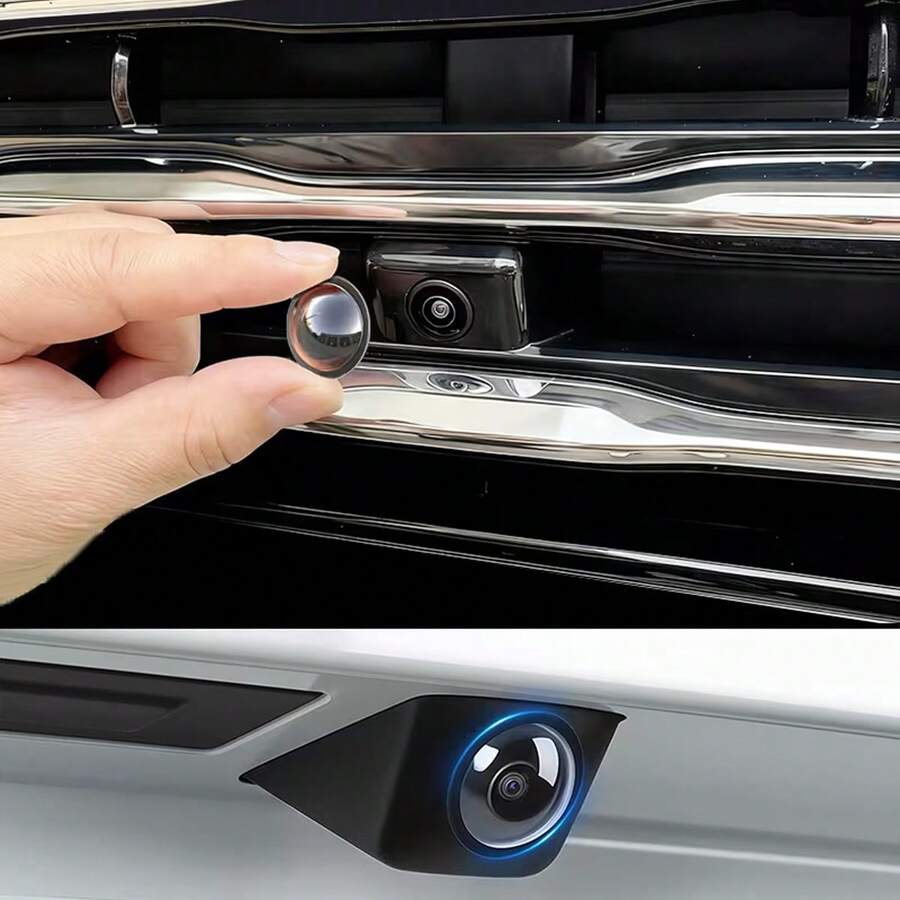 Ốp bảo vệ camera toàn cảnh 360° cho ô tô, ốp bảo vệ ống kính camera lùi, chống bụi, chống trầy xước, chống va chạm, ốp bảo vệ ống kính ô tô, độ nét cao, trong suốt, không mất góc nhìn, thích ứng với mọi loại xe sedan, SUV, phụ kiện bảo vệ ngoại thất xe cao cấp.