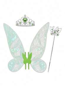 1 pieza Alas de hada adulta, alas de mariposa, alas de ángel, disfraz de hada dama, decoración de regalo de fiesta, Navidad - Multicolor - Ver 29