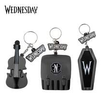 MGM 1pc Cute Wednesday Cartoon Character 3D Keychain, Anime Figure Keyring, Adorable Cartoon Collectible, Backpack Decor, Birthday/Christmas Gift - Multiple Styles - View 3