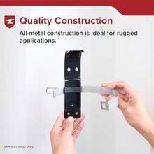 Kidde Fire Extinguisher Mount, Metal Strap Bracket, Heavy Duty, Compatible 5-Pound Fire Extinguishers, Black - 1-1 Count (Pack Of 3) - View 7