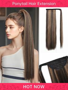 Tóc giả đuôi ngựa dài 24 inch màu nâu tự nhiên, chất lượng cao, kiểu quấn quanh đầu dành cho nữ. Có màu ombre tự nhiên và thiết kế kẹp để tạo kiểu tóc đuôi ngựa cao. Hoàn hảo cho sử dụng hàng ngày, dự tiệc, đi làm, lễ hội âm nhạc, kỳ nghỉ, dạ hội, hẹn hò, những dịp lãng mạn, du lịch, chụp ảnh và tạo kiểu tóc khi đi nghỉ mát. - Nhiều màu - Xem 14