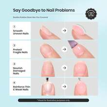 Beetles Top Coat Base Gel & Nail Glue Set-3Pcs No Wipe Top Coat Gel Nail Polish & Base Coat With 9 In 1 Nail Glue Shine Effect Long Lasting Soak Off Uv Light Lamp Diy Nail Gifts For Women & Girls - 2支15毫升橡膠凝膠底膠及加固面膠 - 查看 4