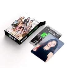 Bộ thẻ ảnh nhóm nhạc nữ quái vật mềm dẻo (60 thẻ LOMO + 32 sticker mini), quà tặng độc quyền dành cho người hâm mộ, thích hợp để tích hợp vào album và trưng bày, thẻ trao đổi ảnh album mới dành cho người hâm mộ. - Nhiều màu - Xem 4