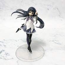 Magia Record Akemi Homura  Anime Action Figure Cute Girl Figure Model Collection Doll Desktop Ornament Car Decor Home Decoration Gift For Anime Fans - 坐姿曉美焰 - 查看 1