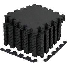 Interlocking Floor Mats - Black - View 1