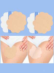 5-50pcs Transparent Anti-Chafing Thigh Bands, Comfortable Protective Pads For Men & Women To Prevent Thigh Rubbing In Summer - Multicolor - View 2