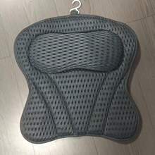 1 pieza Almohada para bañera, malla 3D con ventosa, antideslizante y lavable, respaldo de spa para bañera - B - Ver 12