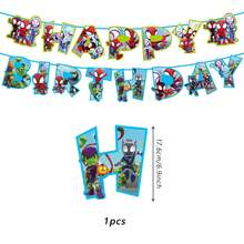 And His Amazing Friends 主題派對裝飾 生日派對裝飾 天花板懸掛螺旋裝飾 - 查看 4