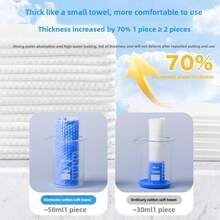 5 paquetes de toallas faciales KIMHOME con patrón de perlas extra gruesas (disponibles en 100/50 unidades), suaves y desechables, de uso dual en húmedo y seco para el cuidado de la piel y desmaquillante - Versión regular extra gruesa - Ver 5
