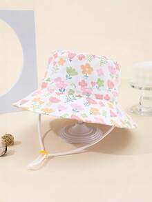 Cartoon Kids Bucket Hat, Lightweight Dopamine Color Series Bucket Hat, Large Brim Sun Protection Hat For Boys And Girls, Spring/Summer - Multicolor - View 17
