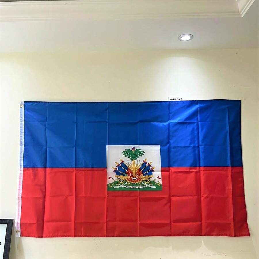 Haiti Flag,There Are Multiple Sizes To Choose From, Suitable For Hanging Flags, Signage Banners, Parade Flags, Holiday Party Bedroom Wall Decoration Flags In Courtyards, Gardens, Outdoors, And Indoors - E - 查看 1