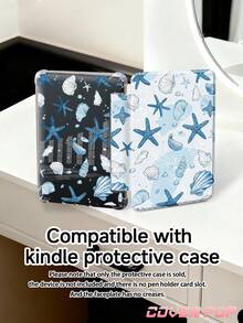 Starfish And Shells Pattern Tablet Case Compatible With IPad Air 11-Inch M3 2025 / M2 2024, Air 5th Generation 2022 , (A16) 11 Inch 11th Generation 2025,Compatible With Samsung Galaxy Tab,Kindle Paperwhite 12th Gen 2024, Clear Back ,Fashion Pattern Protective Case,Autlueomatic Sleep And Wake-Up Function, Airbag Protection, Suitable For Gifts And Office Use - Multicolor - View 8