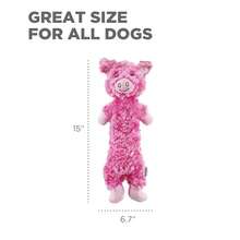 Outward Hound By Charming Pet Lil' Dudes Pig Pl 11ush Squeaky Dog Toy - Lil'DudesPigOneSize - 查看 7