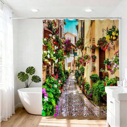 1 chiếc rèm tắm họa tiết lá cỏ bốn lá phong cách Boho vẽ màu nước, rèm phòng tắm họa tiết hoa lá bốn lá nhiều màu sắc, rèm tắm chống thấm nước, có thể giặt được, kèm móc treo, trang trí phòng tắm hiện đại tối giản lấy cảm hứng từ thiên nhiên cho bồn tắm và vòi sen. Rèm tắm bằng vải mềm mại với họa tiết cỏ bốn lá nhiều màu sắc rực rỡ, phụ kiện phòng tắm phong cách Bohemian để nâng tầm thẩm mỹ phòng tắm của bạn.