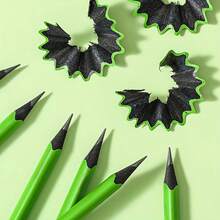 10pcs Green HB Thick Pencils, Suitable For Sketching, Writing Practice, Durable And Not Easy To Break, School & Office Supplies - Sets - View 7