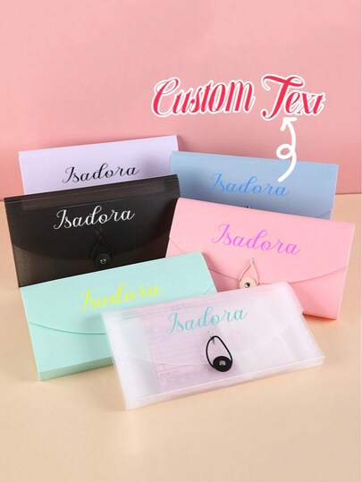 Customizable B6 Accordion File Folder, 13 Pockets Portable Financial Documents Organizer, VAT Invoice Receipt Bill Storage, Multipurpose Waterproof File Bag For Students, Office Supplies