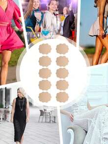 5-50pcs Transparent Anti-Chafing Thigh Bands, Comfortable Protective Pads For Men & Women To Prevent Thigh Rubbing In Summer - Multicolor - View 7