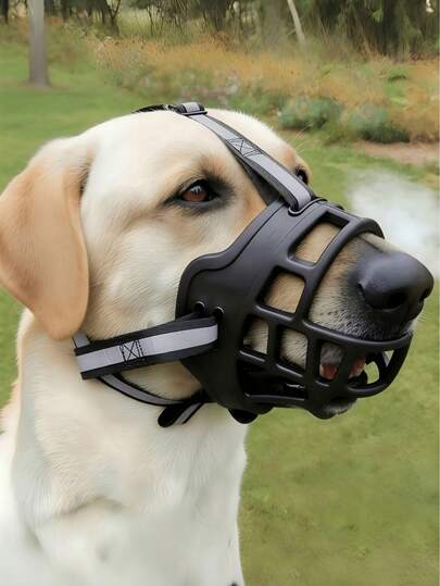 Durable & Sturdy Dog Muzzle, Effectively Prevents Barking And Eating Garbage, Suitable For Medium To Large Dogs, Anti-Bite And Anti-Harassment, Pet Muzzle Protection