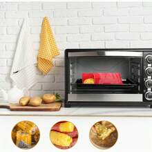 1pc Reusable Microwave Potato Bag, , Bakes Perfect Soft & Sweet Potatoes In Just 4 Minutes Without Boiling Or Oven, Made Of Heat-Resistant Material For Even Heating, Moisture Locking, Retains Original Potato Flavor, Also Suitable For Sweet Potatoes, Corn And More - Multicolor - View 8