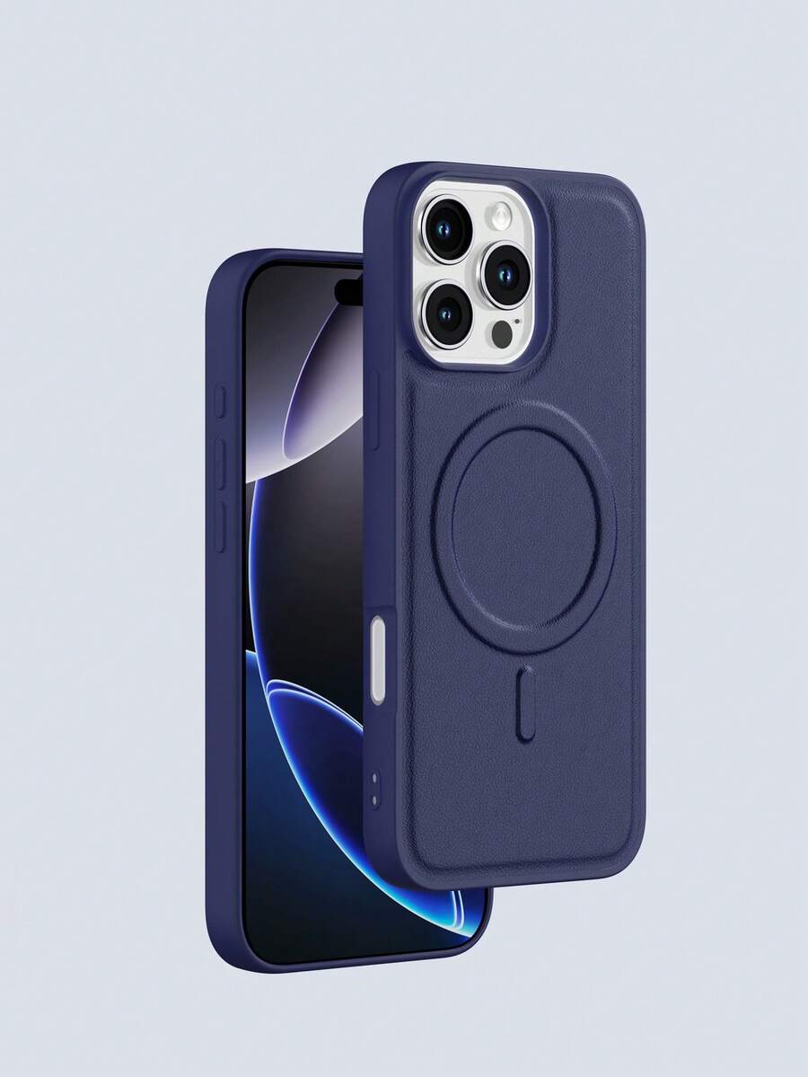 高級 PU 皮革手機殼,相容 iPhone 16 Pro Max/17 Pro Max, 15 保護套,相容 iPhone 13 手機殼,壓紋設計,混合保護殼相容 iPhone 11/12 Pro Max/13 Pro Max/15 Pro Max,時尚手機保護殼適用於 Honor 400 Lite/400 Pro/Honor 400,防震保護,支援無線充電,簡約優雅,全機身防震手機殼適用於 Galaxy S25FE Edge/S25 Ultra/S24 Ultra/Galaxy A16/A17/A15(S24 與 S25 隨機發貨) - 藏蓝色 - 查看 1