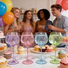 2/4pcs Macaron Color Party Wine Glasses, Suitable For Wine, Champagne, Sparkling Wine, Applicable For Parties, Birthdays, Weddings - View 14