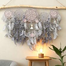 Bohemian Style Dream Catcher Wall Hanging Decor, Without Wooden Stick, Suitable For Home, Wall, Bedroom And Apartment Decoration - Dreamcatcher - View 7