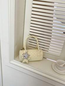 2026新款波士顿保龄球包，极简波点腋下通勤包，多功能单肩包（带吊坠） - 彩色 - 查看 10