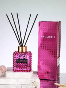 Warmkiss Pink Lady Flameless Fragrance Diffuser, Rattan Reed Diffuser, Fragrance Oil, Long-Lasting Floral Fruity Scent, Home Fragrance - Pink Lady - View 6
