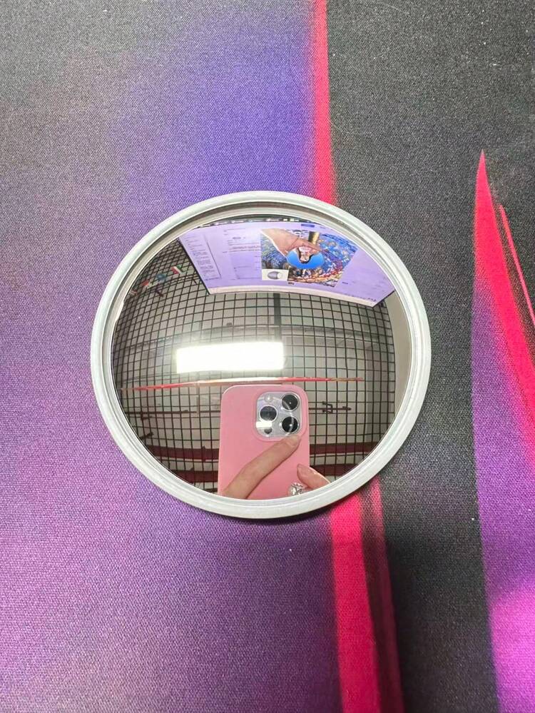 1个旅行自拍凸面镜，广角玻璃镜，小圆镜，适合脚印摄影，手持摄影配件，适用于户外摄影和家居装饰 - 新款 - 查看 12