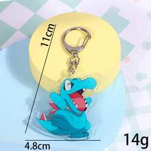 pokemon Llavero acrílico de Pocket Monster Poké Mon, accesorio de mochila con diseño de dibujos animados de anime, nuevo llavero, colgador de bolsa de cartón de dibujos animados de anime - Multicolor - Ver 10