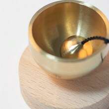 Bộ chuông thiền mini - Tạo ra âm thanh trong trẻo và dễ chịu, thích hợp cho yoga, thiền định và làm quà tặng độc đáo. - A - Xem 4