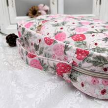 Fabric Bible Cover For Women, Durable Carrying Book Case Church Bag For Biblical Accessories With Handle And Zippered Pocket Backpack, Stationery, Storage, Handbag - Ngà - Xem 7