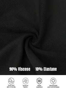 Ribbed Tank Tops For Women Built In Bra High Neck Racerback Shelf Bra Summer Casual Comfortable Yoga Shirts Sleeveless Undershirt - 黑色 - 查看 8
