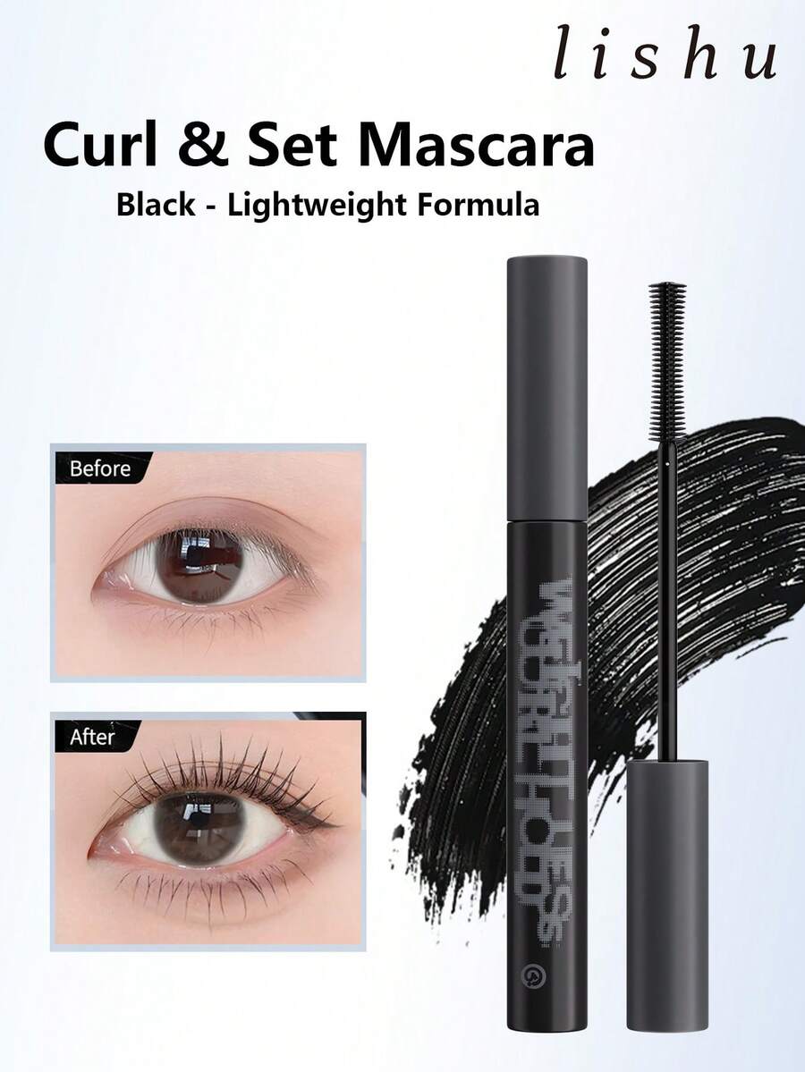 lishu 持久防水不晕染睫毛膏，打造持久自然卷翘不下垂的睫毛，适合初学者使用。 - 輕的 - 查看 1