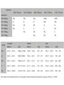 Speed mate 女士侧条纹修身阔腿裤，瑜伽健身喇叭裤 - 黑色 - 查看 6