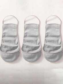 1/3 Pairs Women Hidden Loafer Socks, High Heel Invisible Socks, Shallow Mouth Half Toe Strap Socks - Multicolor - View 10