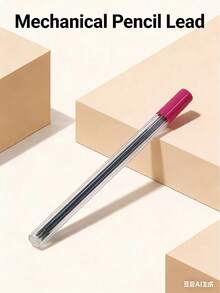 Lápiz automático minimalista para oficina y estudiantes, mina de repuesto de resina 2B de 0.5mm/0.7mm - 0,5 mm, 20 unidades/caja - Ver 1