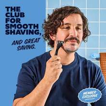 Dollar Shave Club | The Member Exclusive Shave Set | 4 Extra Close Refill Cartridges, 1 Handle (Black), 1 Shave Butter 3 Ounce, 1 Razor Cover, Razors For Men - Màu A - Xem 4