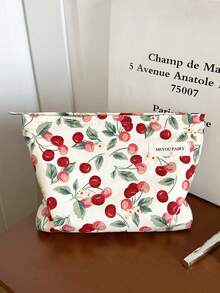 MEYOU FAIRY 化妆包、便携手提包、收纳包、洗漱包、大容量化妆包、化妆纸巾收纳包、旅行必备包、收纳包、女士/女孩卫生巾收纳包、学生铅笔盒、内袋、拉链枕形袋、方形包、大号化妆包 - 彩色 - 查看 3