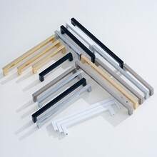 1 cái tay nắm tủ, tay kéo ngăn kéo phong cách tối giản hiện đại, phụ kiện phần cứng đồ nội thất - Tay nắm tủ (bao gồm 2 ốc vít) - Xem 6